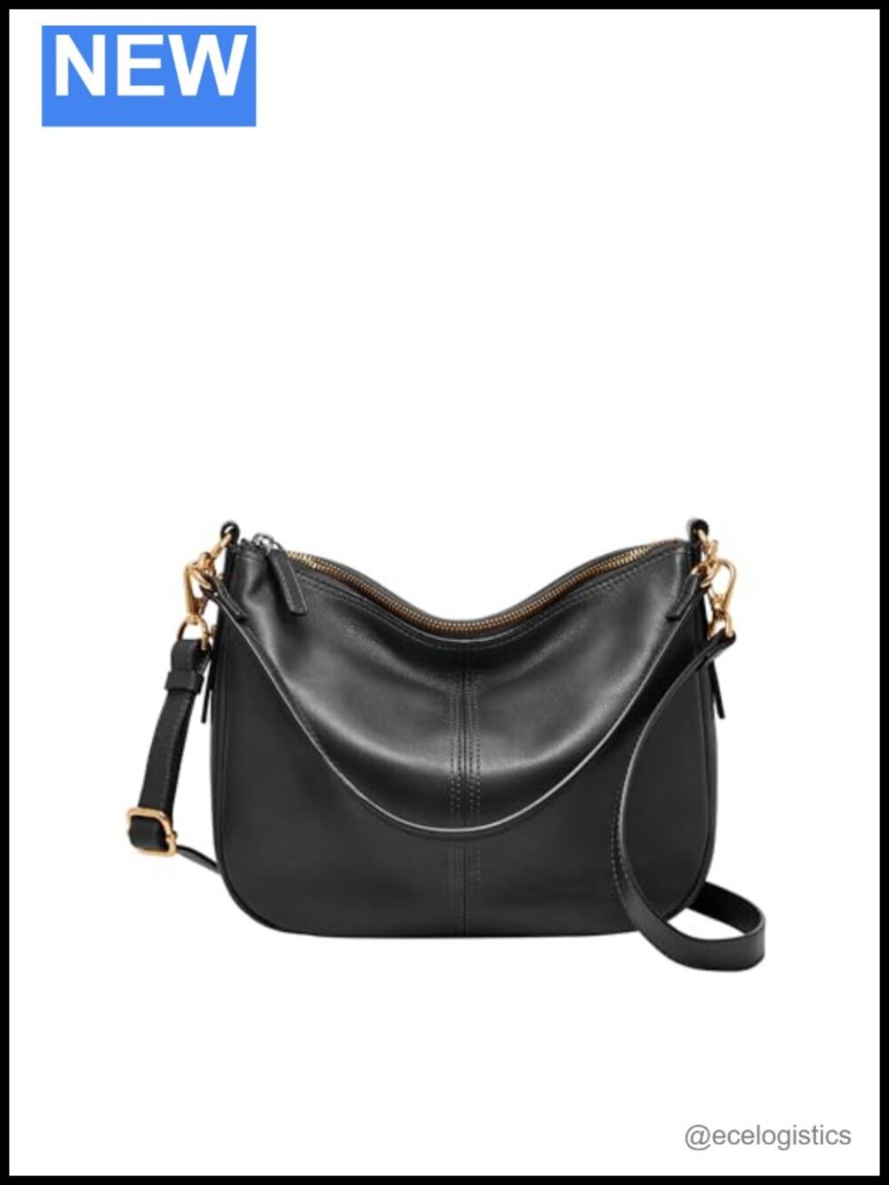 Leather Crossbody Purse Handbag with Adjustable Strap